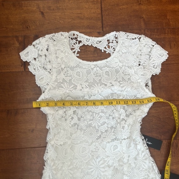 Lulus Hidden Talent Backless Ivory Lace Dress - Picture 8 of 13